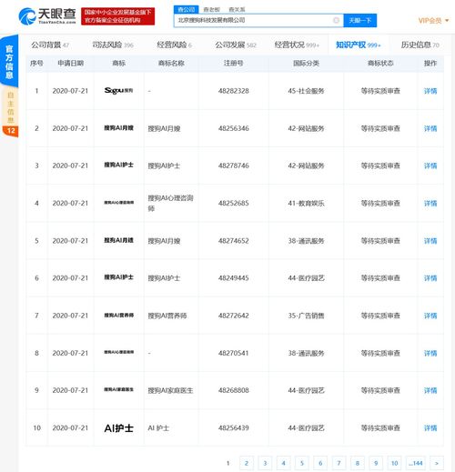 北京科技發展布局AI醫療健康領域，注冊多項相關商標強化計算機軟件開發實力